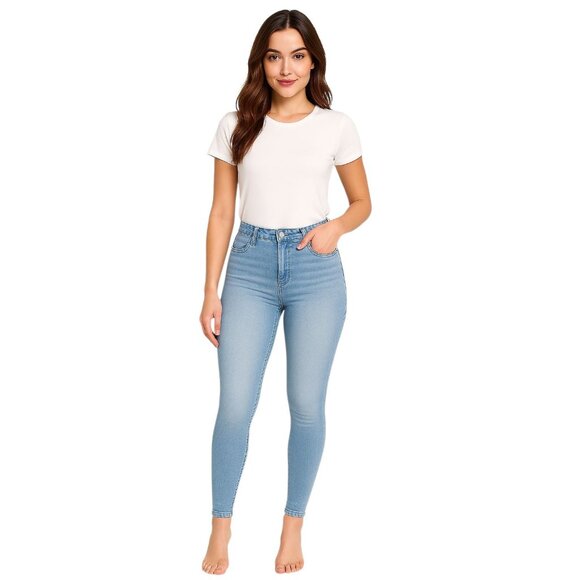 Jeggings Decree Jean Leggings High Rise High Waisted Skinny WOMEN'S WOMAN'S 3 JR - Picture 1 of 8